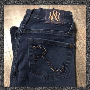 Rock & Republic soft dark Jeans size 2